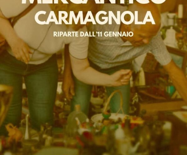A Carmagnola torna Mercantico: il centro storico si trasforma in un paradiso per gli amanti dell’antiquariato