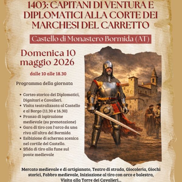 Monastero Bormida inaugura la stagione delle visite con una rievocazione storica al Castello