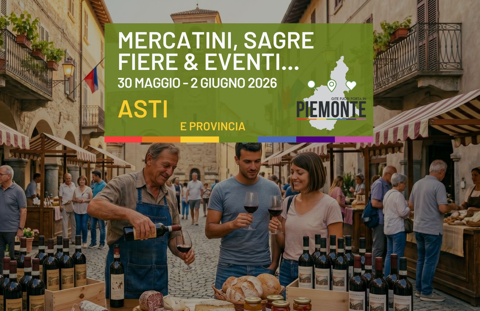 Sagre, fiere e tantissimi eventi da non perdere in Provincia di Asti dal 30 maggio al 2 giugno