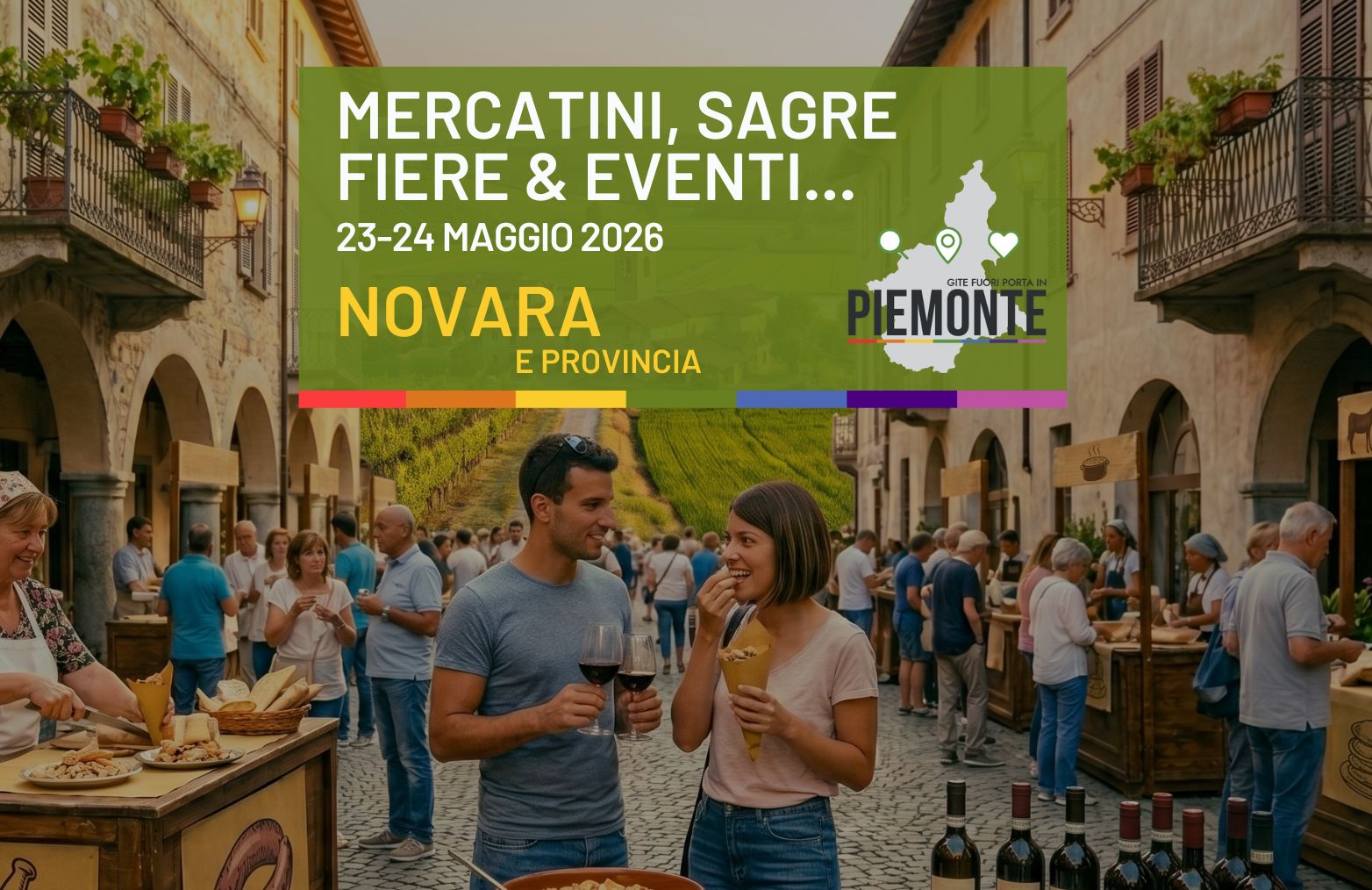 Cosa fare in Provincia di Novara il 23-24 maggio 2026: la guida tra eventi, feste e sagre
