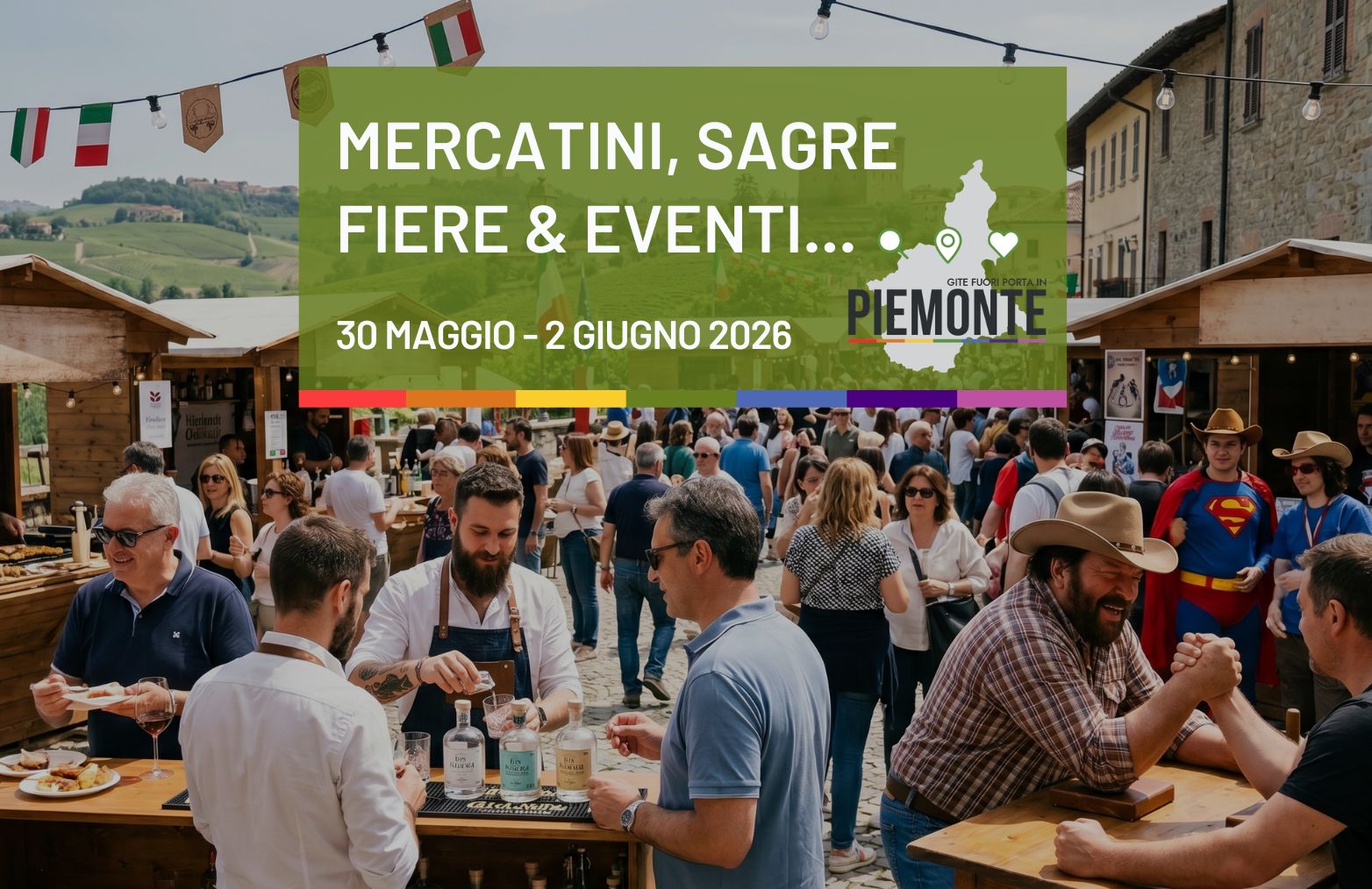 Cosa fare in Piemonte dal 30 maggio al 2 giugno: la guida tra eventi, feste e sagre