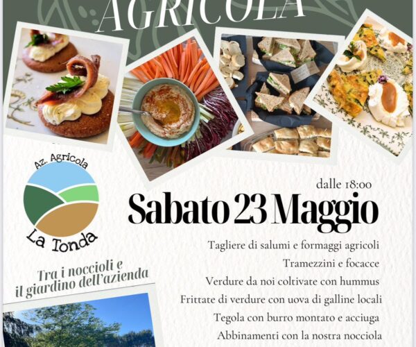 Merenda sinoira tra i noccioleti a Mazzè – Sabato 23 Maggio 2026