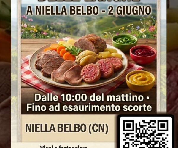 Festa grande in Alta Langa: a Niella Belbo torna la Fiera di Primavera tra il “Vero Bollito Misto” e la gara dei Tajarin