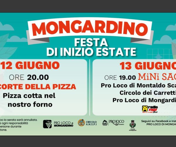 Mongardino accende l’estate: due giorni tra eccellenze gastronomiche, tradizione piemontese e grande musica
