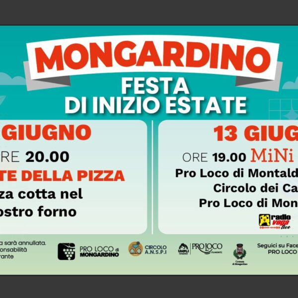 Mongardino accende l’estate: due giorni tra eccellenze gastronomiche, tradizione piemontese e grande musica