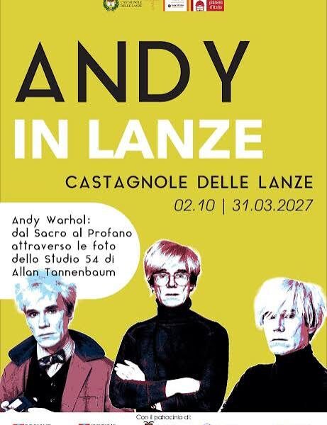 ANDY IN LANZE: a Castagnole delle Lanze l’autunno ha i colori della Pop Art