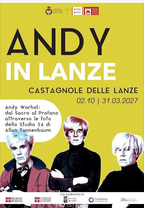 ANDY IN LANZE: a Castagnole delle Lanze l’autunno ha i colori della Pop Art